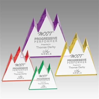 စိတ်ကြိုက် Crystal Mountain Trophy