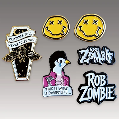 Metal Band Enamel Pins များ