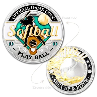 Softball Challenge Coins